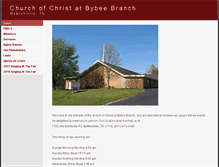 Tablet Screenshot of bybeebranch.org